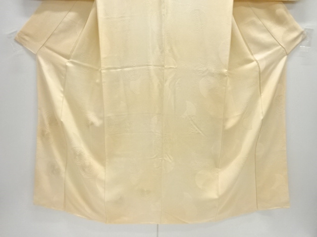  水輪模様刺繍付け下げ色無地着物